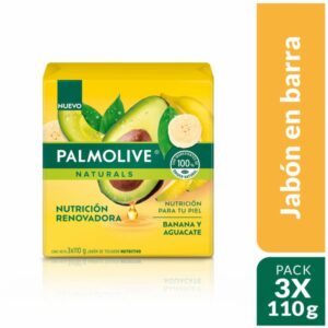 PALMOLIVE PLATANO Y AGUACATE 24X3X110GR