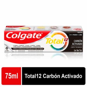 COLG TOTAL 12 CHARCOAL 75MLX72