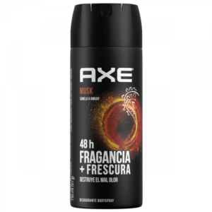 DESODORANTE AXE DEO AER BS MUSK 12X97G150ML CANELA/AMBAR