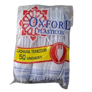 CUCHARA TENEDOR PAQ X50U
