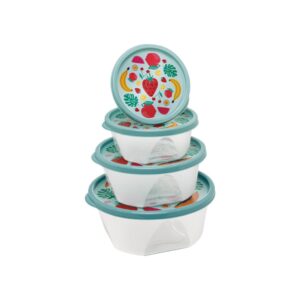 JUEGO 4 PZS REDONDAS DECORADA JAGUAR