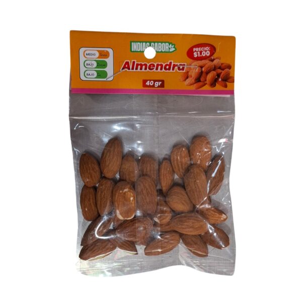 ALMENDRAS 40GR INDIAS SABOR X10