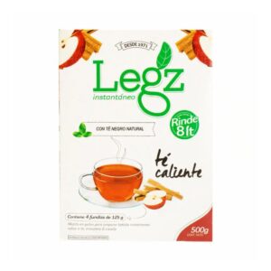 LEGZ TE NEGRO CALIENTE MANZANA CANELA 500G