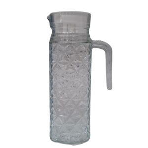 JARRA VIDRIO MANGO CON TAPA