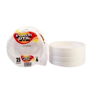 PLATO NRO 6 PLASTI UTIL X25 UND