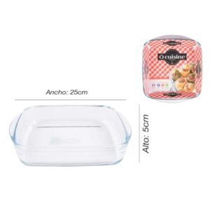 PIREX VIDRIO RECTANGULAR 1.6LT