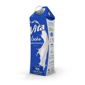 VITA CARTON CON TAPA SEMIDESCREMADA 1LT