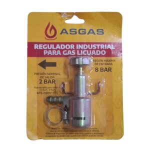 REGULADOR INDUSTRIAL PARA GAS ASGAS LICUADO 2.5KG (CA181)