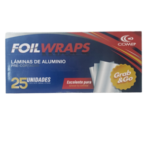 LAMINAS DE ALUMINIO 25 HOJAS 24C