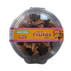 TARRINA MIX DE FRUTOS SECOS INDIAS SABOR 200GR