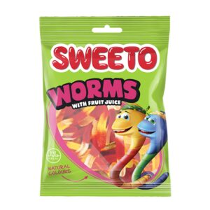 GOMITAS SWEETO WORMS GUSANOS 80G