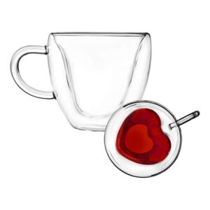 TAZA DE CORAZON TRANSPARENTE