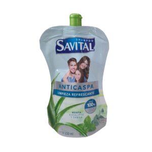 SAVITAL SHAMPOO ANTICASPA MENTA EUCALIPTO 12X150ML