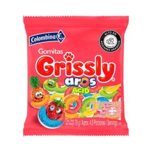 GOMITAS GRISSLY AROS ACIDOS 78G