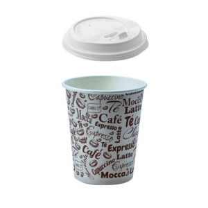 DARNEL TAPA VASO 8 Y 12 OZ B.CALIENTE X50