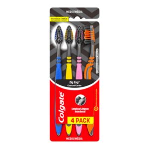 CEPILLO ZIGZAG SUAVE CARBON PACK X4UNDS