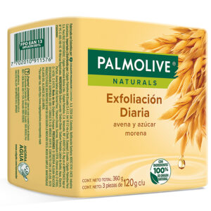 JABON AVENA Y AZUCAR 120GR X3 PALMOLIVE