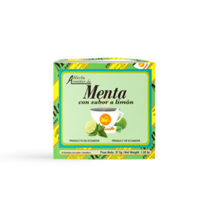 MENTA CON SABOR A LIMON AROMATICAS SALUDABLES SOBRE -AUTOFILTRANTE 37.5G