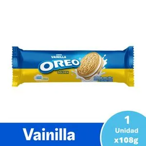 GALLETA OREO ROLLO GOLDEN VAINILLA 108G