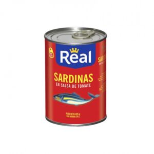 REAL SARDINA EN SALSA DE TOMATE LATA 425G