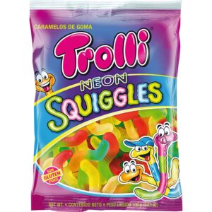 GOMITAS TROLLI  NEON SQUIGGLES 100G