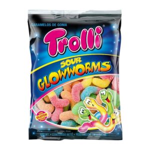 GOMITAS TROLLI SOUR GLOWWORMS 100 G