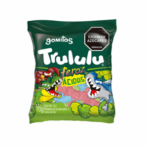 GOMITAS TRULULU FEROZ ACIDOS 77G