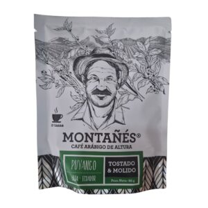 MONTAÑES CAFE TOSTADO Y MOLIDO PUYANGO 60G