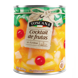 COCKTAIL DE FRUTAS 820GR TOSCANA