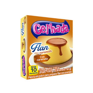 GERHADA FLAN CON CARAMELO 150G CAJITA