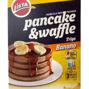 LISTA PANCAKE WAFFLE BANANO 400 GR CAJITA