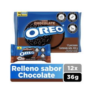 GALLETA OREO CHOCOLATE 12 X36GR (432G)