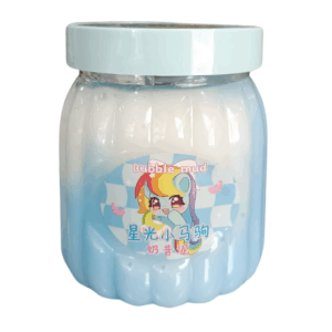 JUGUETE SLIME FRASCO CELESTE/BLANCO