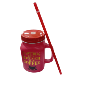 VASO CON COSRBETE COLORES EVERYTHING GETS PD1907