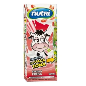 LECHE SABOR A FRESA NUTRI 200ML X24