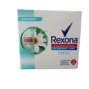JABON REXONA FRESH TURQUEZA CAJITA 3X110G
