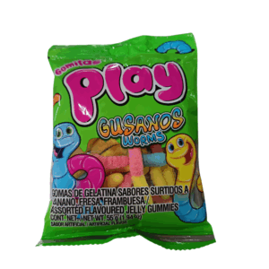 GOMITAS PLAY GUSANOS WORMS AIREADOS 12C