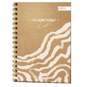 CUADERNO UNIV CUADROS LOVE BOHO KRAFT PD