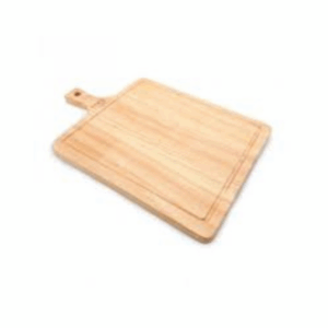 TABLA PICAR MADERA CUADRADA PIZZA PLATE 25X25 (1585)