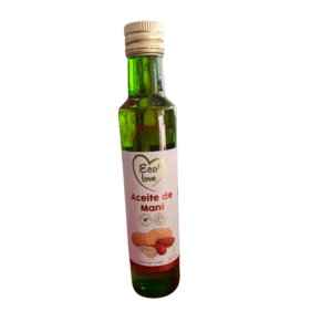 ECOLOVE ACEITE DE MANI COMESTIBLE 250 ML  --  TIPO PRESENTACION ( ABASTOS ).