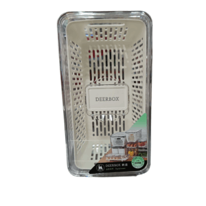 CAJA RECTANGULAR COMPARTIMIENTOS C/TAPA FRUTAS DEERBOX
