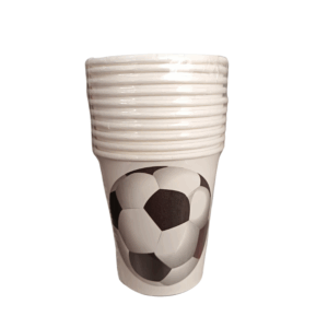 VASO DE PAPEL FUTBOL SET10