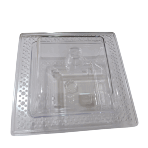 REPOSTERO PLASTICO C/TAPA CUADRADO SETX4