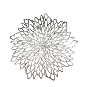 TAPETE PLASTICO FLOR DORADO SET6