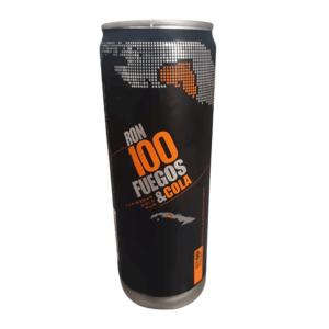 RON CIEN FUEGOS COLA LATA 330ML X 6