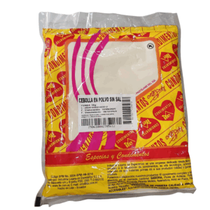 CEBOLLA EN POLVO SIN SAL FUNDA ILE 1 KG.
