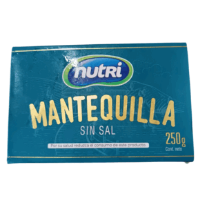 MANTEQUILLA SIN SAL NUTRI 250G